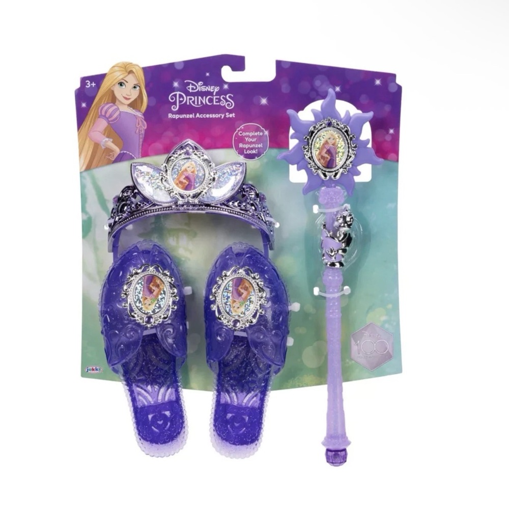 Disney Princess Rapunzel Accessory Set
Tiara Wand and 1 Pair of Shoes
New
